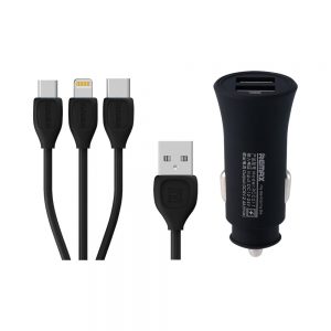 car charger remax 3 in 1
