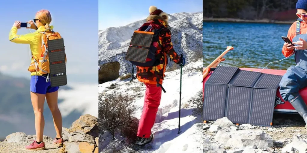 FlexSolar solar panel portable yang mudah dibawa bepergian karena bisa dilipat dan ringkas